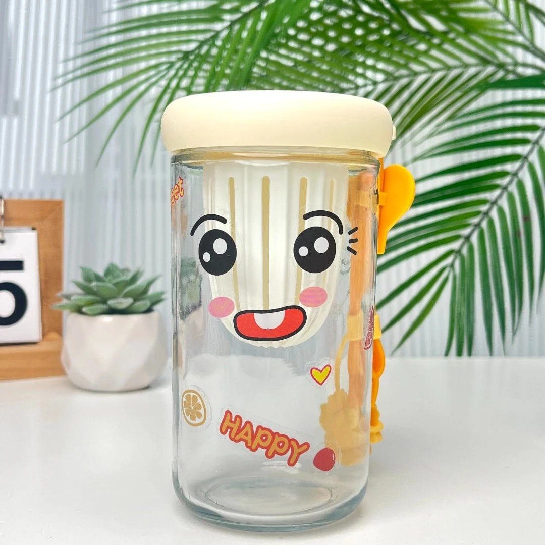 冷萃玻璃杯-黄色