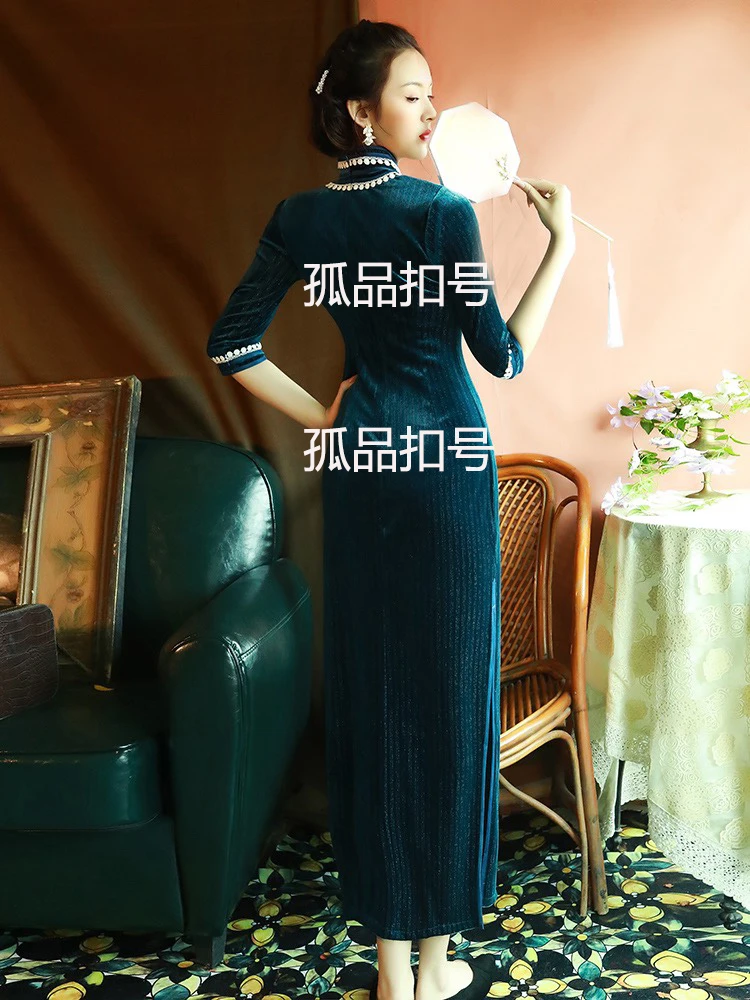 39(旭旭)涌之泉孤品旗袍