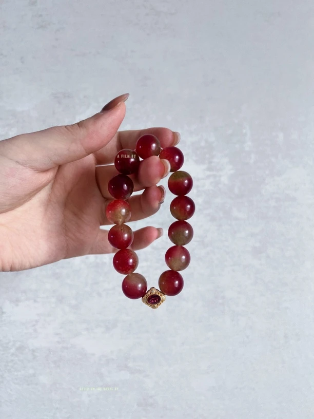 合成金属手链 天然石手工手串