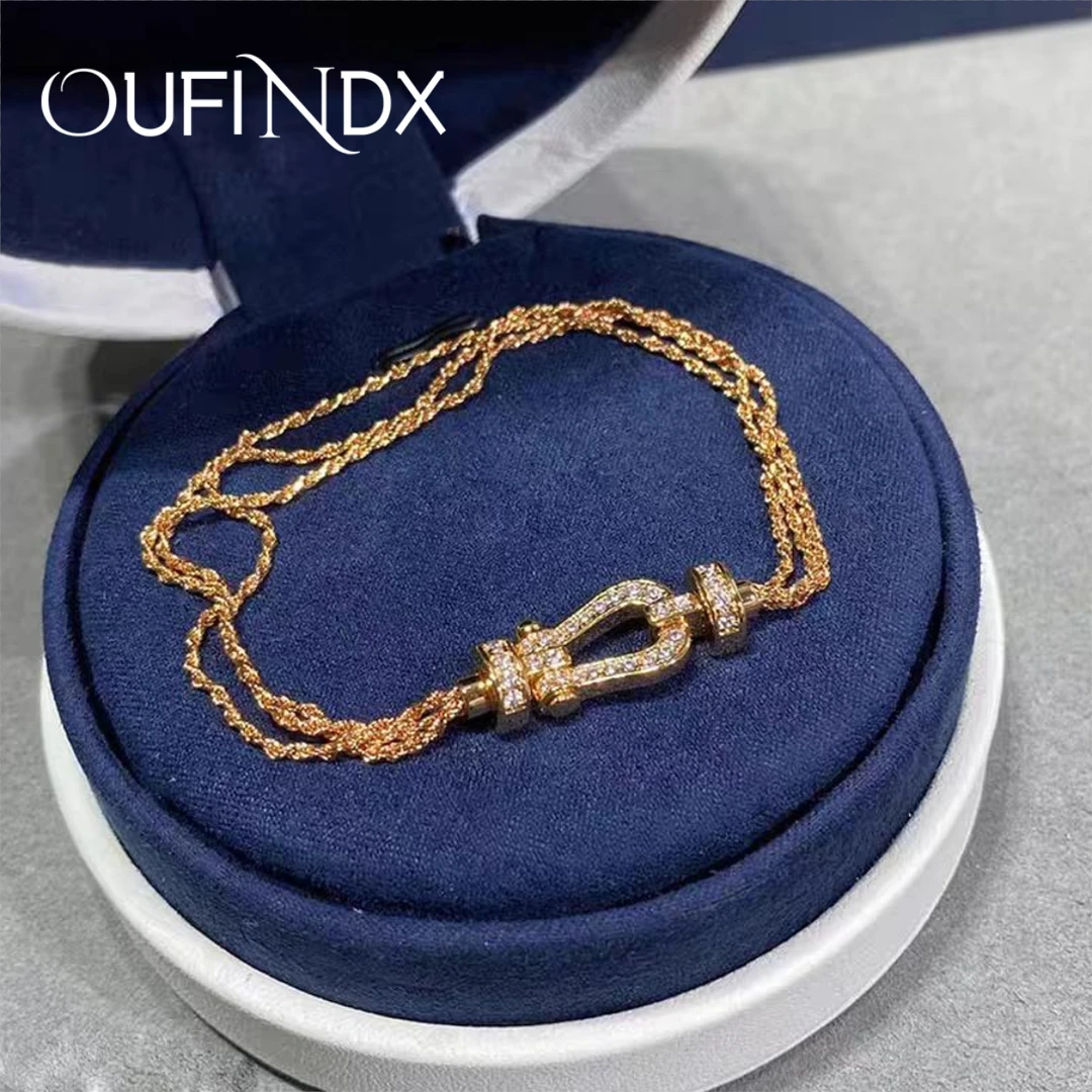 CZ  英★【高定限量】Kashelin设计师款马蹄手链~8826