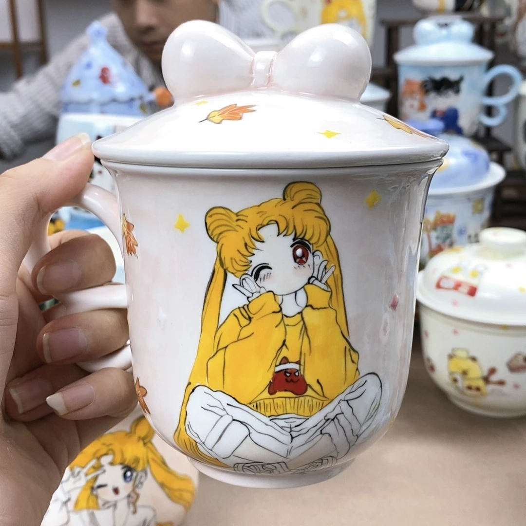 杯景德镇高温釉下彩陶瓷