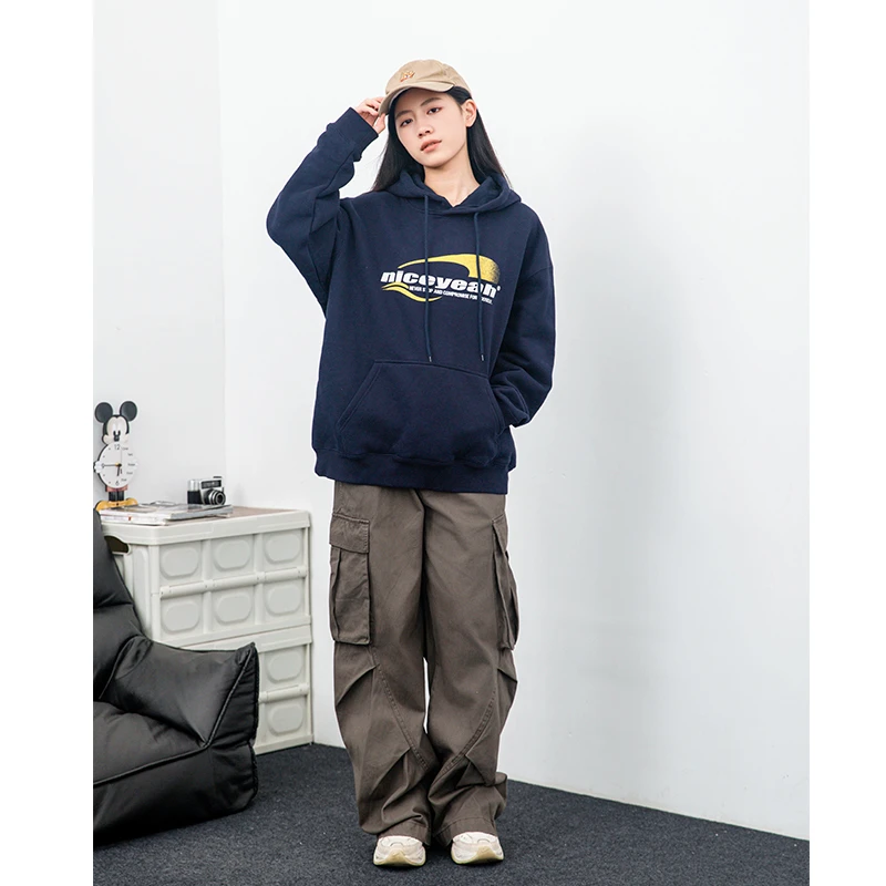 2024年秋冬字母LOGO印花连帽卫衣