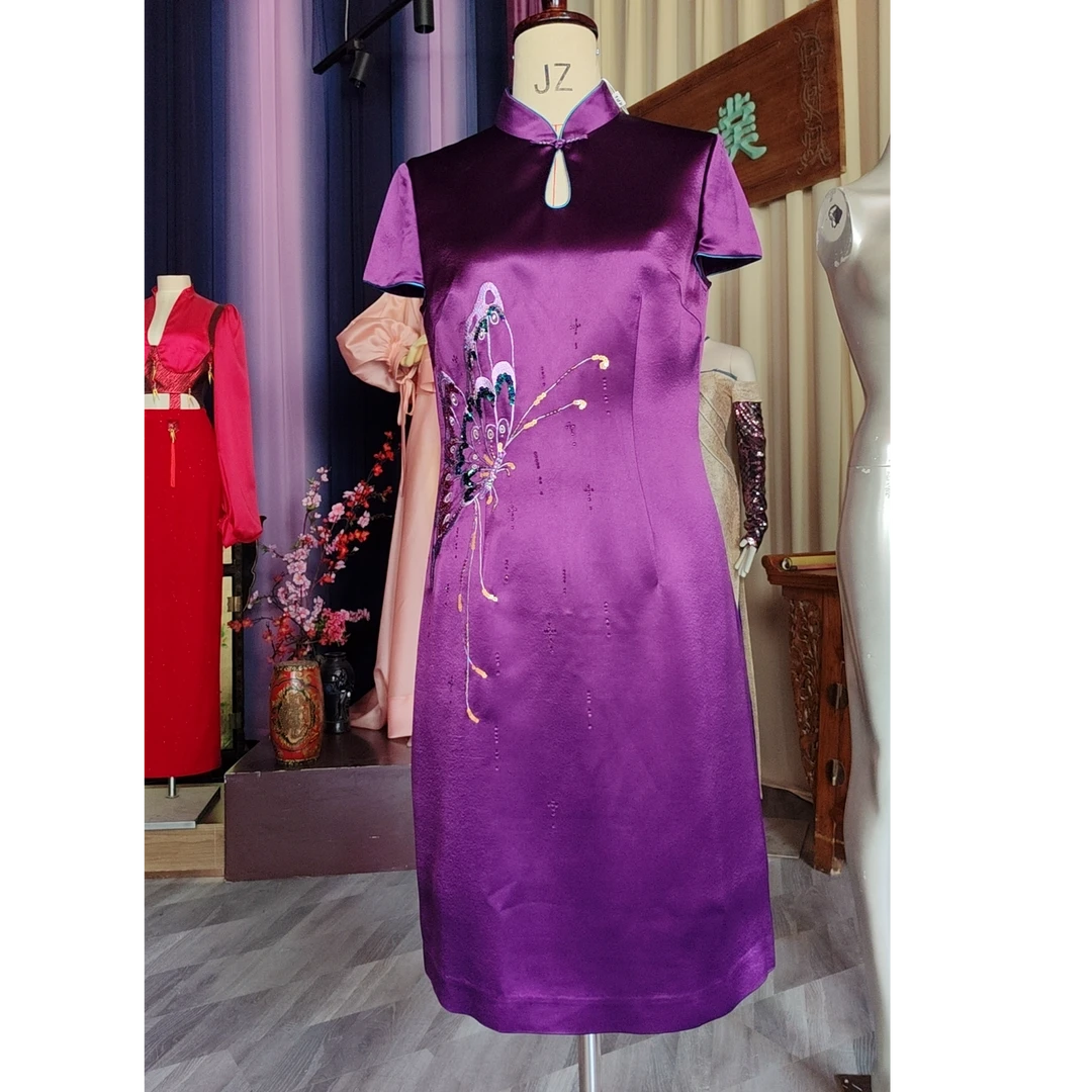 璞玉*2024011027-紫色喜婆婆喜妈妈装国风A221008（9）