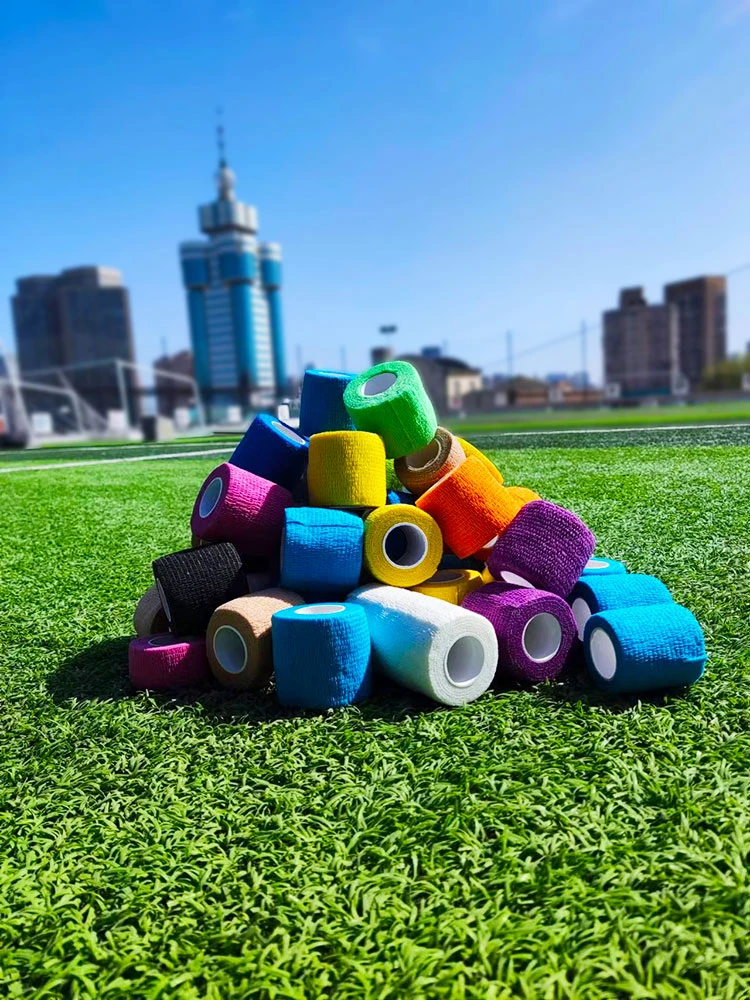 高弹力运动透气加压弹性绷带足球篮球护腕护踝自粘固定弹性胶绷带