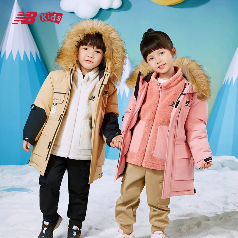 New Balance nb童装儿童新款羽绒服冬男女加厚保暖外套ND7PB4E083