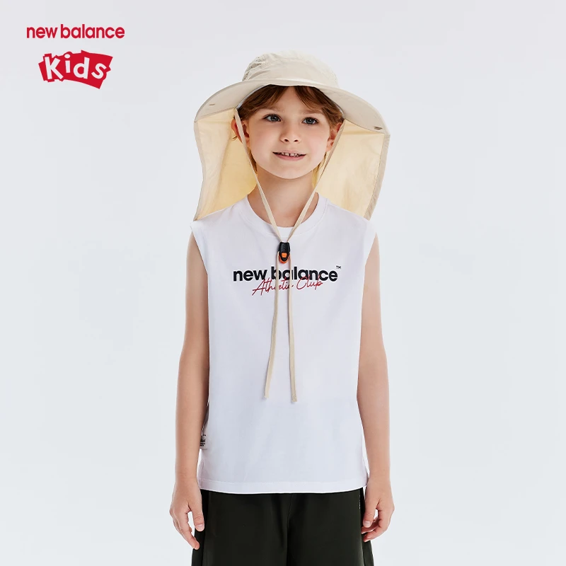 NewBalancenb童装2024年儿童新款运动无袖T恤ND7GE2Z143