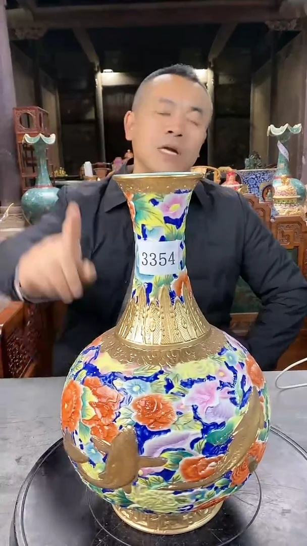 【闪购商品】陶瓷摆件*k03707*陶瓷瓶一个3354