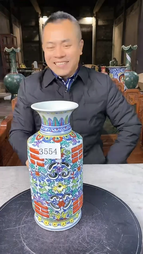 【闪购商品】陶瓷摆件*p03111*陶瓷瓶一个3554