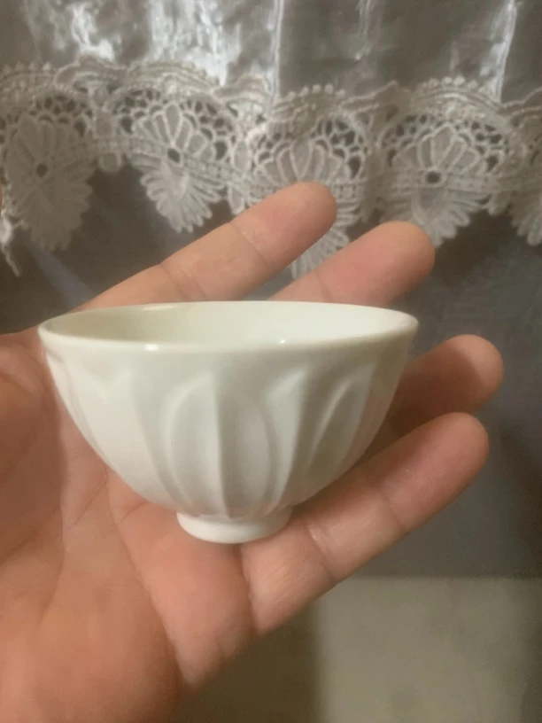 老物件德化窑茶杯