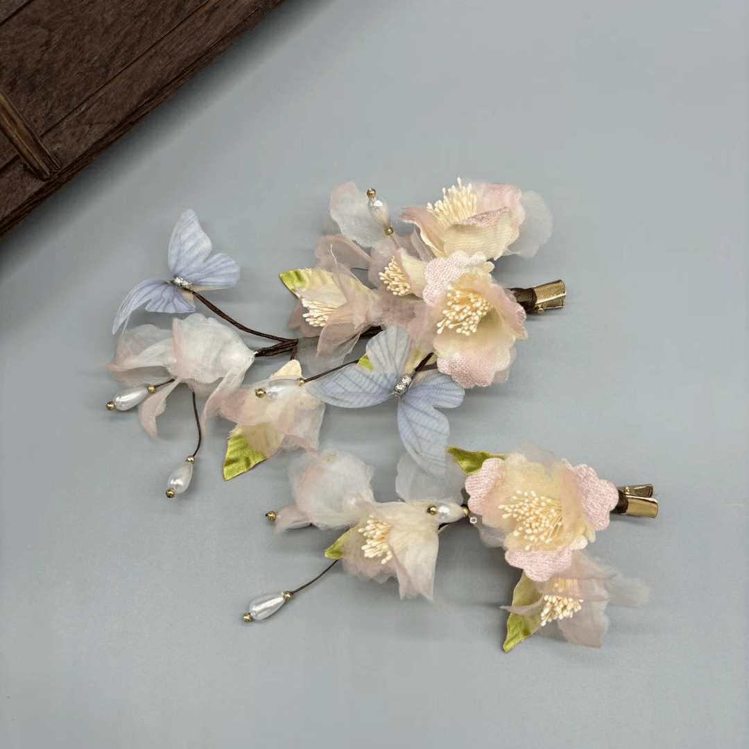 粉色渐变色牡丹花原创设计