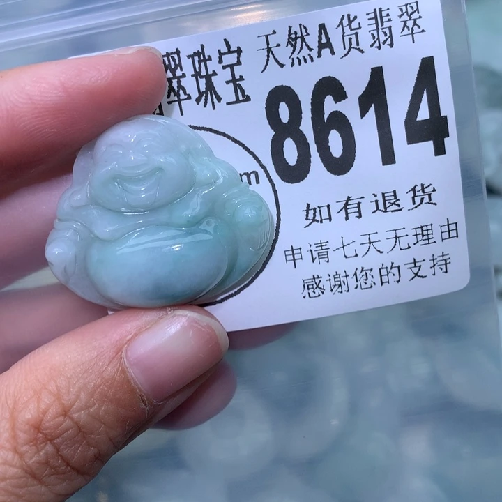 翡翠颈饰未镶嵌翡翠8614