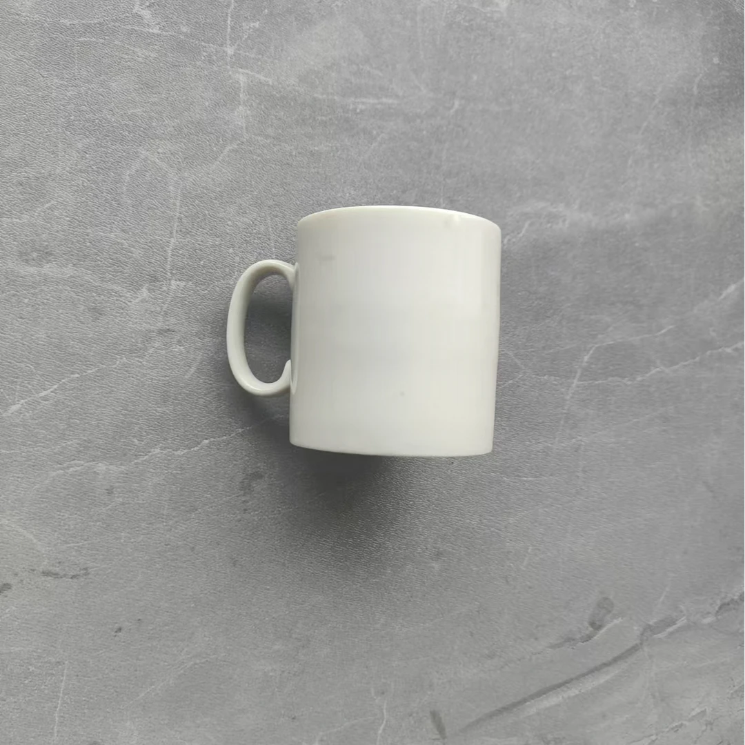 中古回流白瓷马克杯漱口饮用都实用回流瓷可爱精致餐杯15奶杯