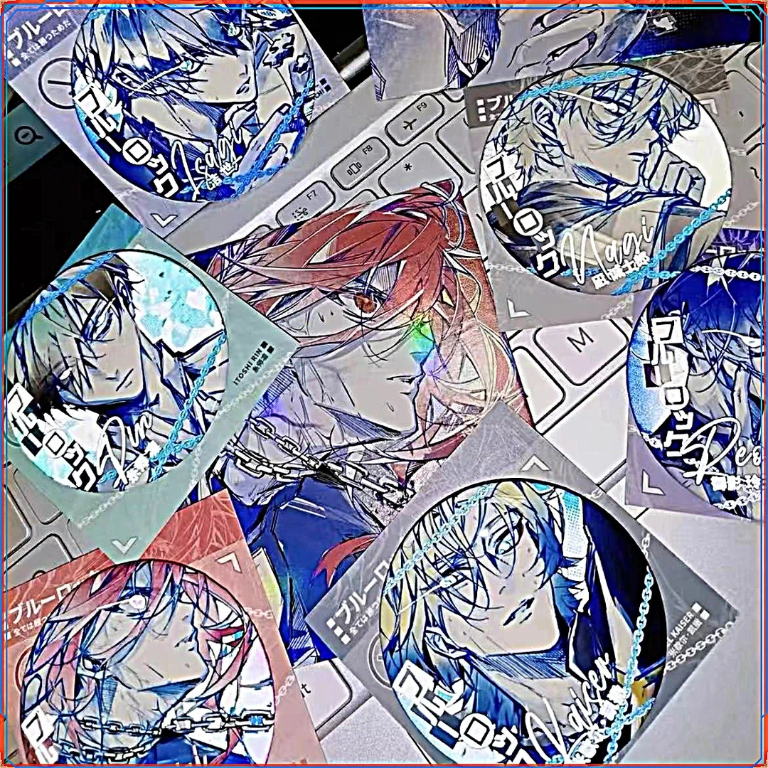 【新款】蓝色监狱反光吧唧徽章蓝锁御影玲王千切豹马凪诚士郎二次元