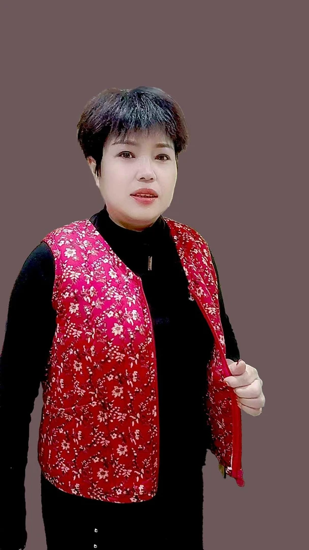 妈妈棉马甲女士中老年女装冬季中年通勤加厚百搭短款马夹印花