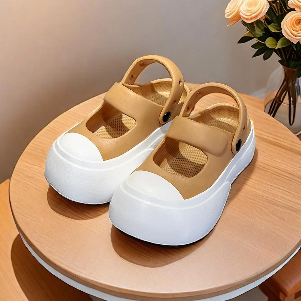 百搭ins护士平底厚底夏季休闲复古夏季时尚单鞋单鞋玛丽珍防滑