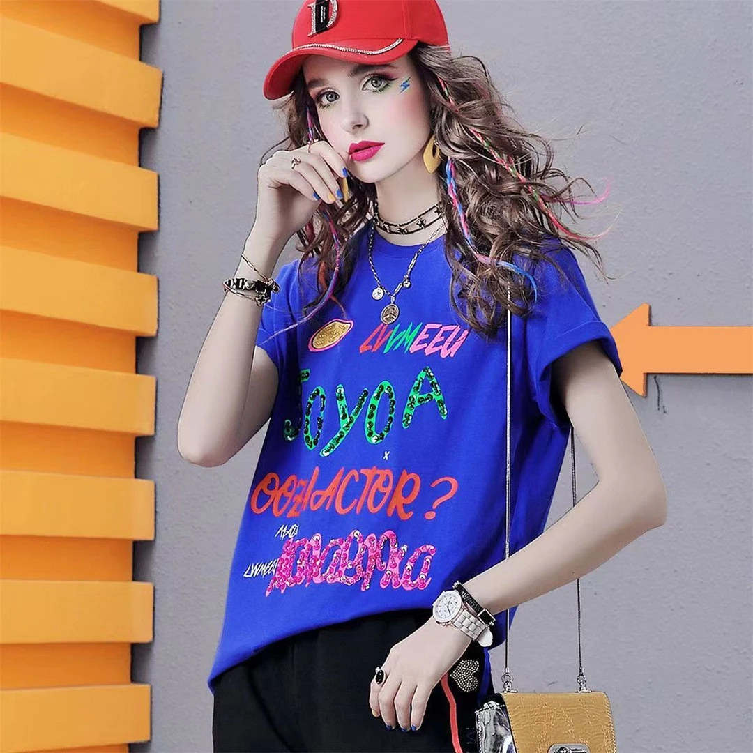 301-350潮牌套装秋季宽松重工百搭超火设计感印花大码洋气上衣