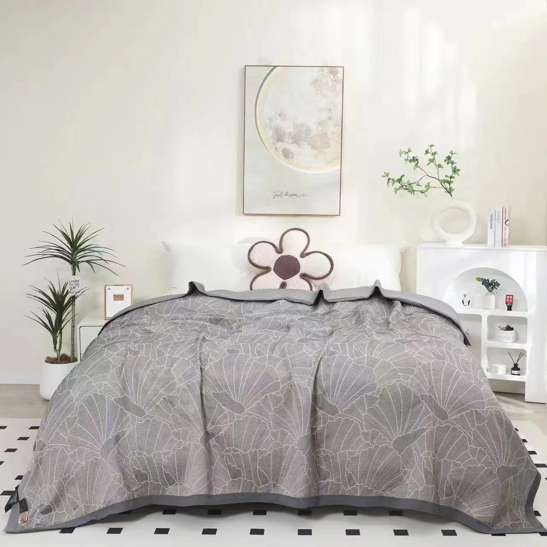 【银杏半夏】 轻奢高定奥地利兰精天丝床盖2/2.3可机洗舒适透气