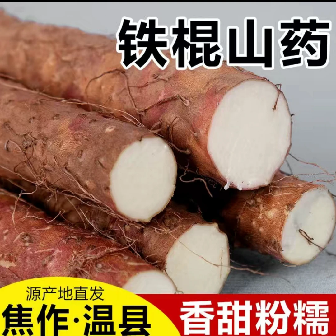 【正宗】铁棍山药怀山药焦作土地新鲜怀山药