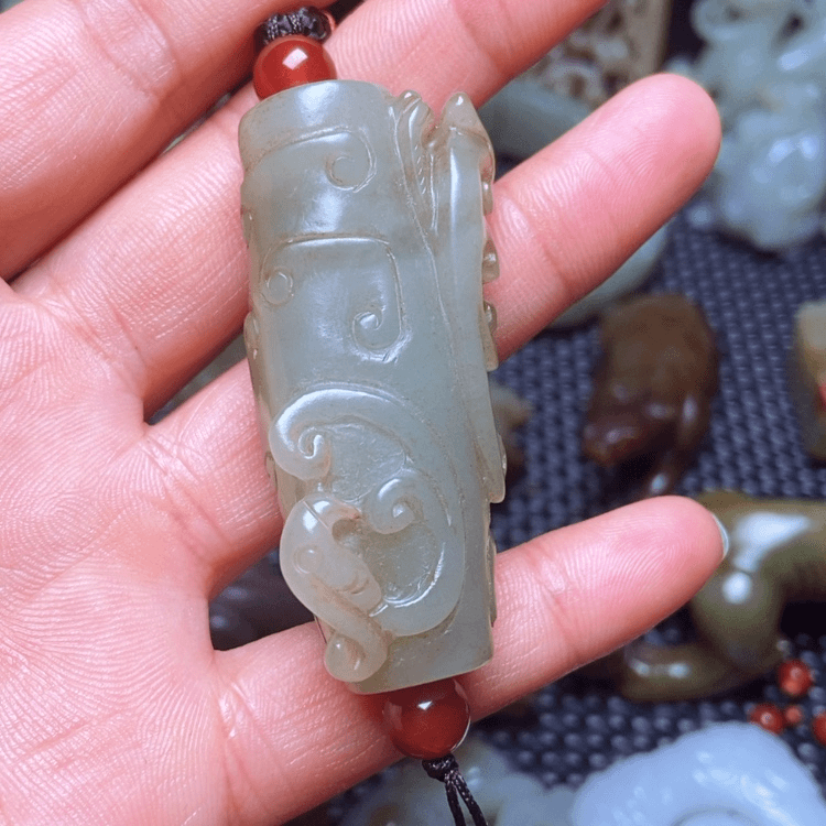 【闪购商品】和田玉吊坠(不含链)未镶嵌来*