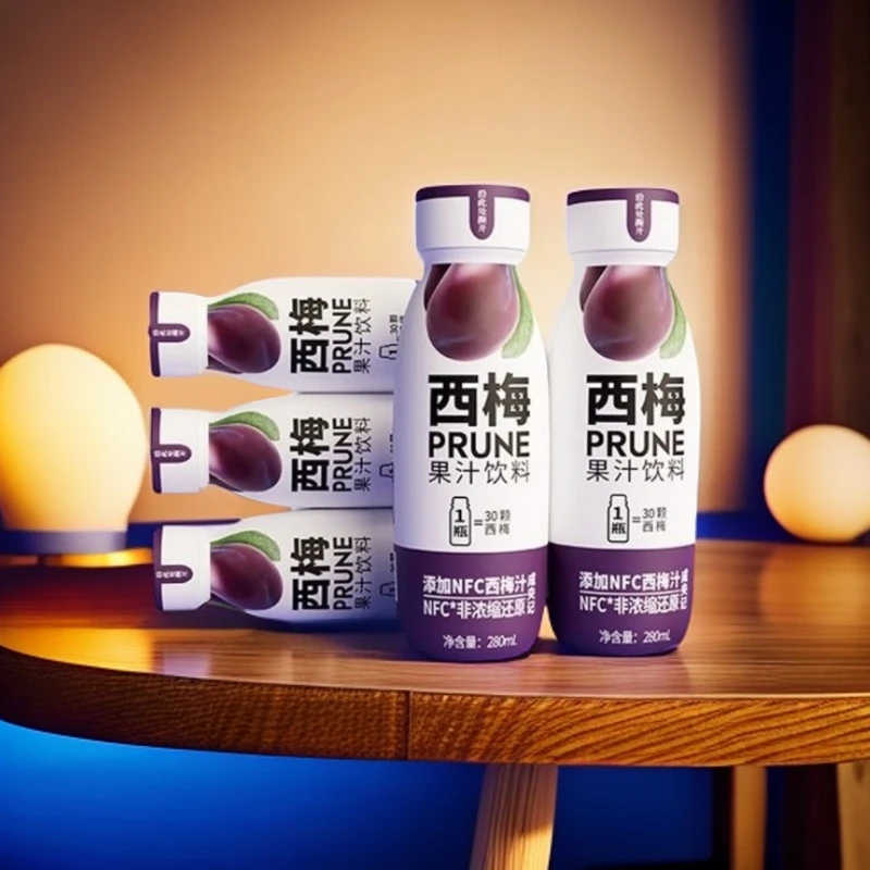 【年终冲量】成央记nfc西梅汁大餐救星益生元果饮料280ml