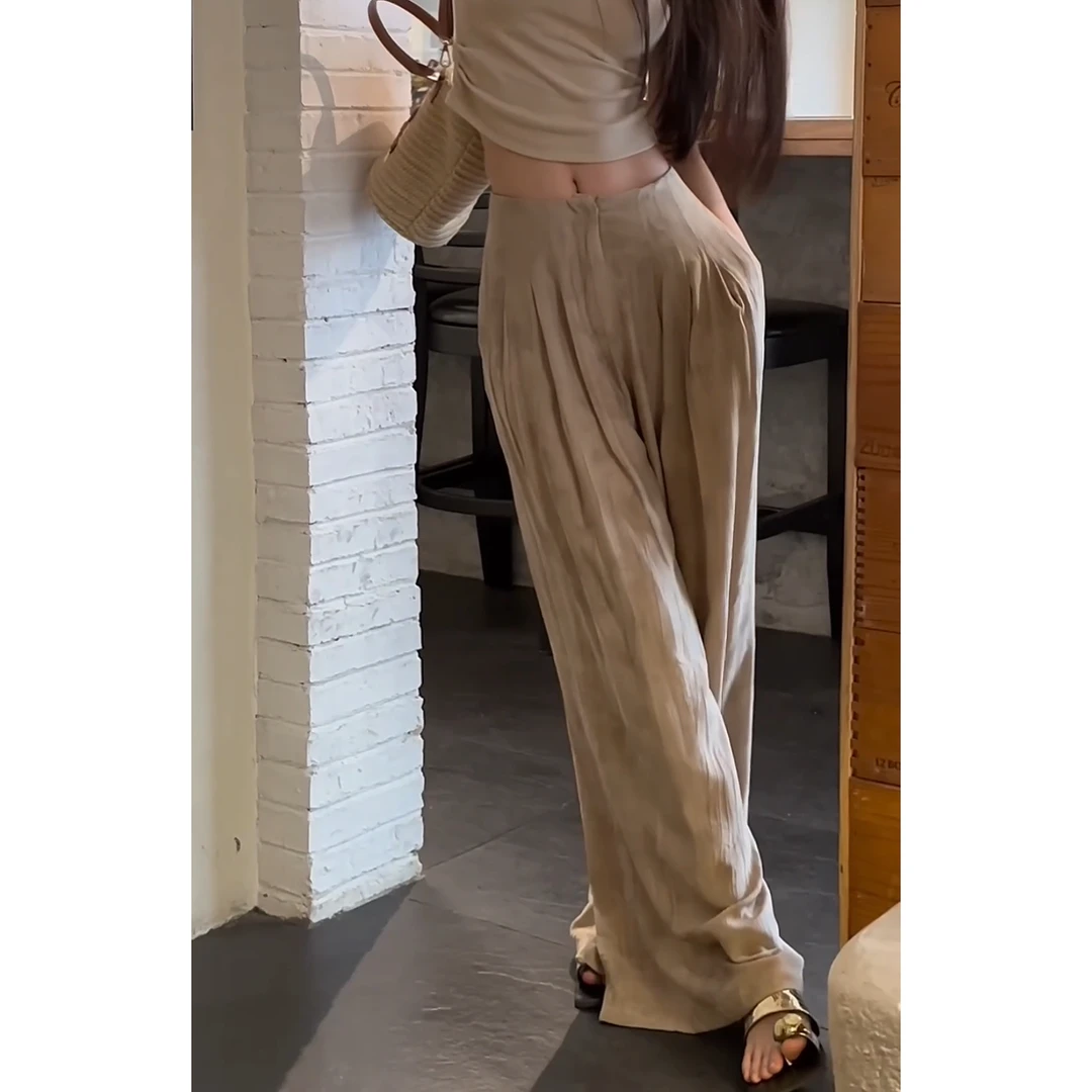 现货木木家 扎染高腰休闲裤+H0309