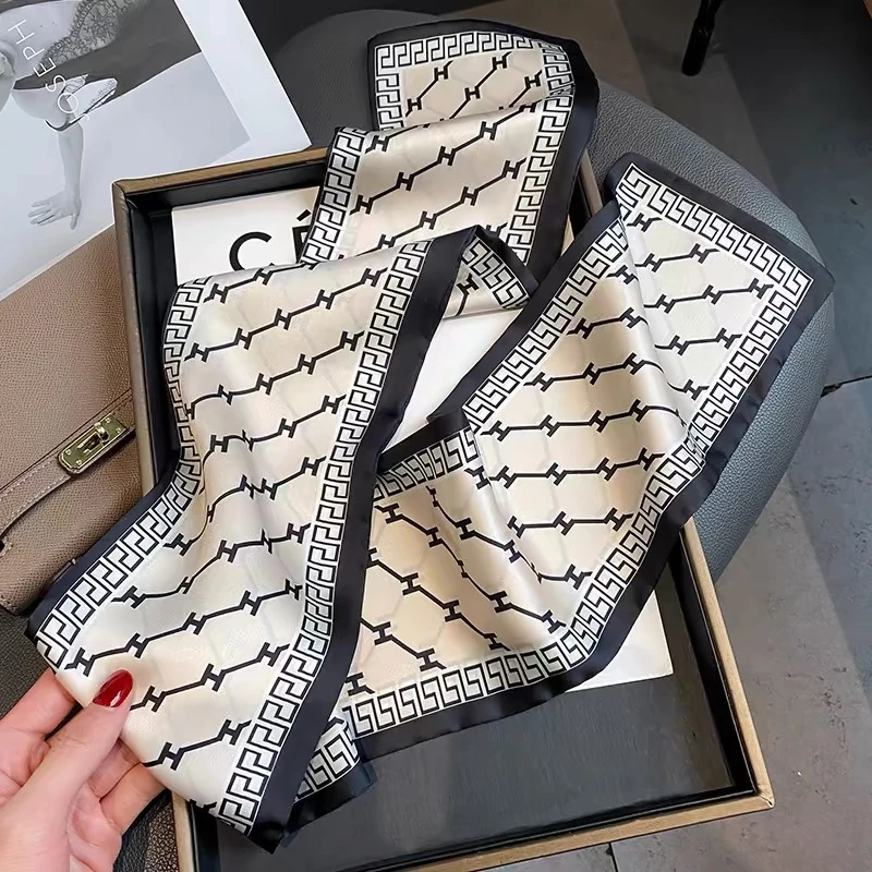 大静推荐【无花果】气质洋气时尚百搭夏季薄款大方高档高档女士丝巾