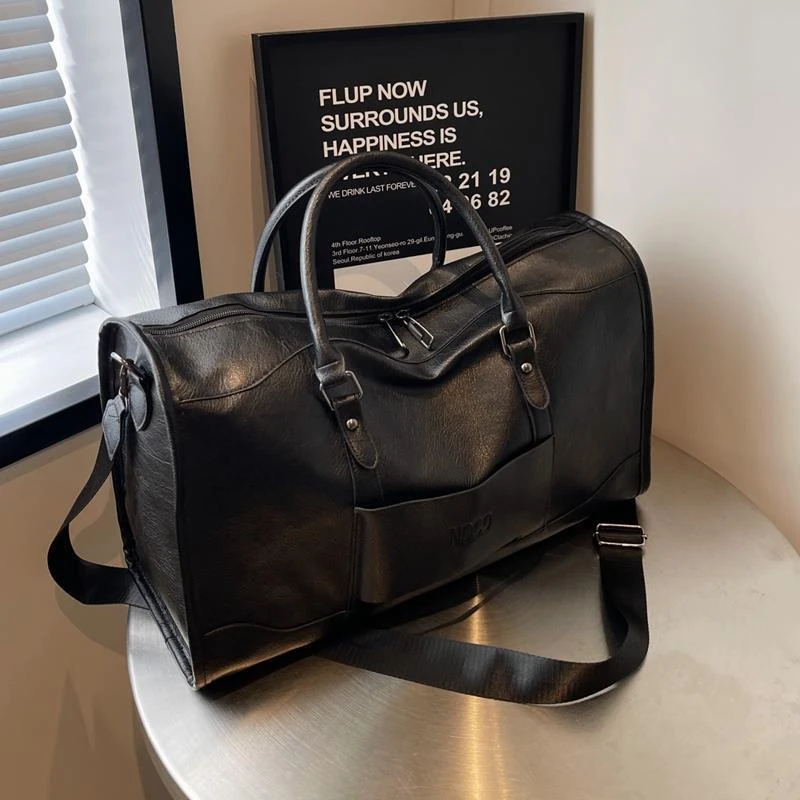 高级感短途旅行包女2023新款女士外出手提行李健身包大容量斜挎包