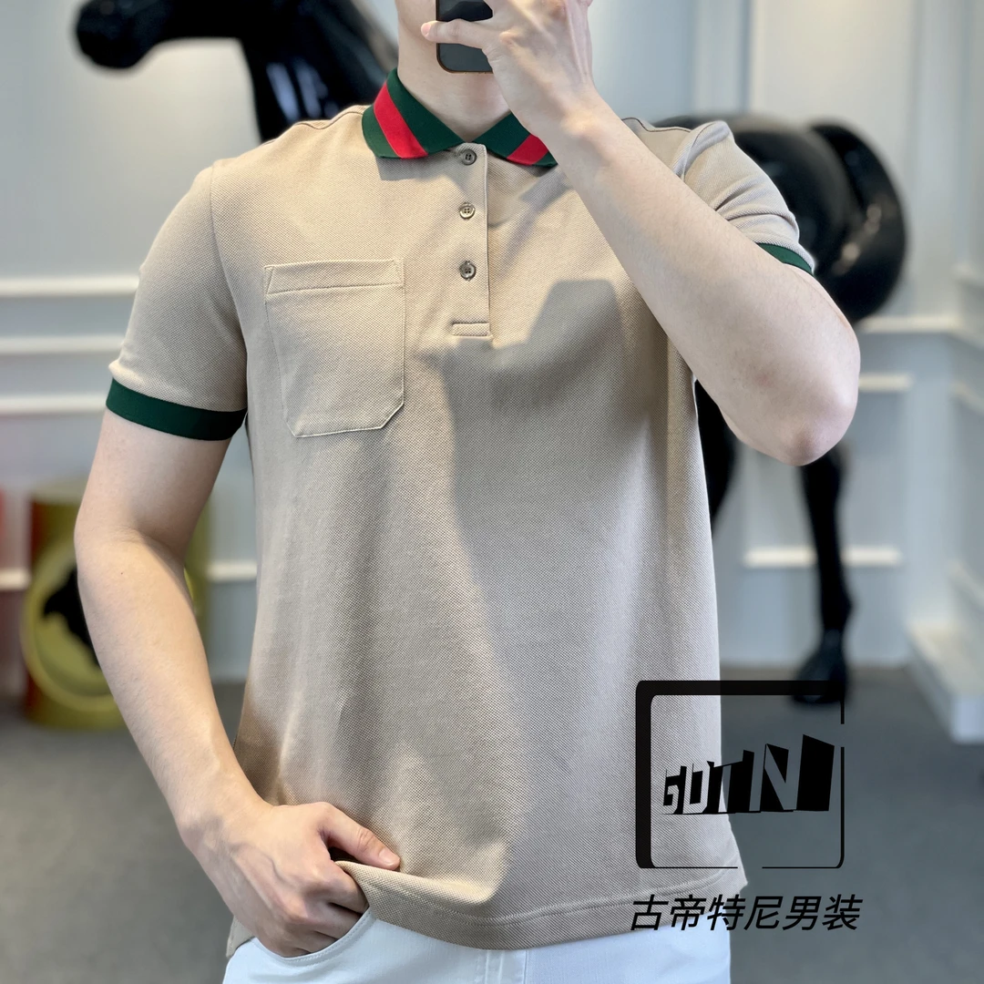 <古帝特尼>新款男士日常时尚百搭印花休闲韩版潮流修身短袖Z-1025