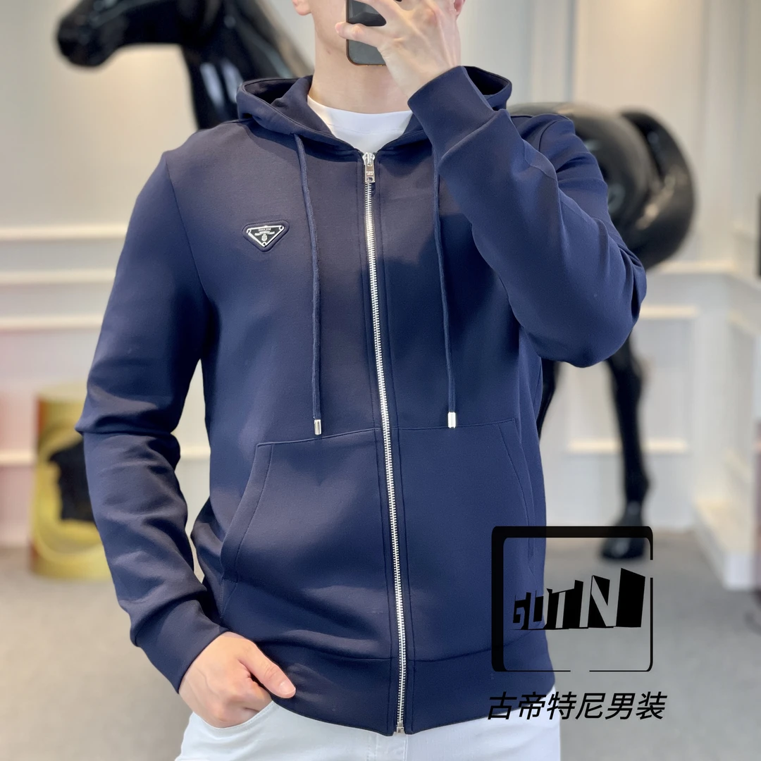 古帝特尼秋冬新款休闲外套欧货时尚连帽男士潮流简约套装Z+3019