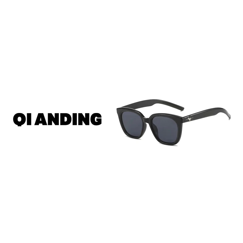 【QIANDING】2024明星同款时尚潮流太阳镜1205