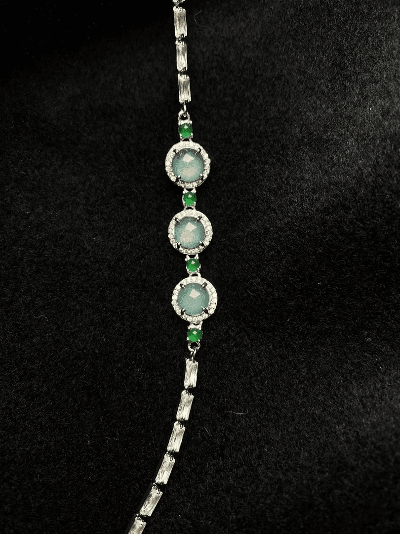 天然缅甸翡翠手链