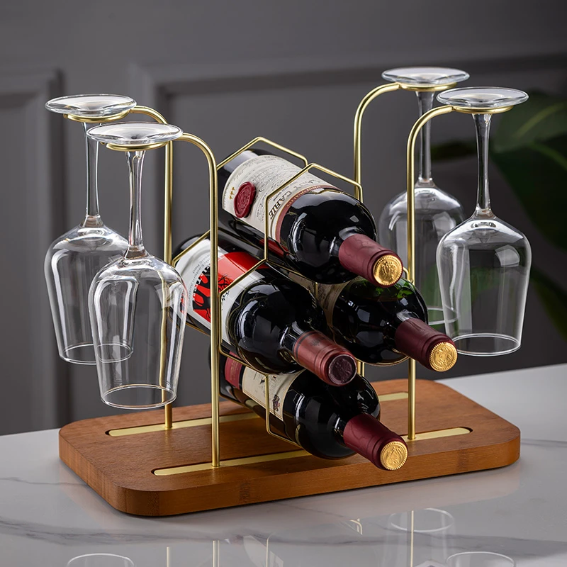 红酒架子杯架挂酒架倒挂摆件壁挂轻奢家用装饰品展示架高脚杯架