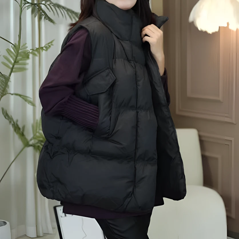 （珊珊家）秋冬新品立领棉服马甲