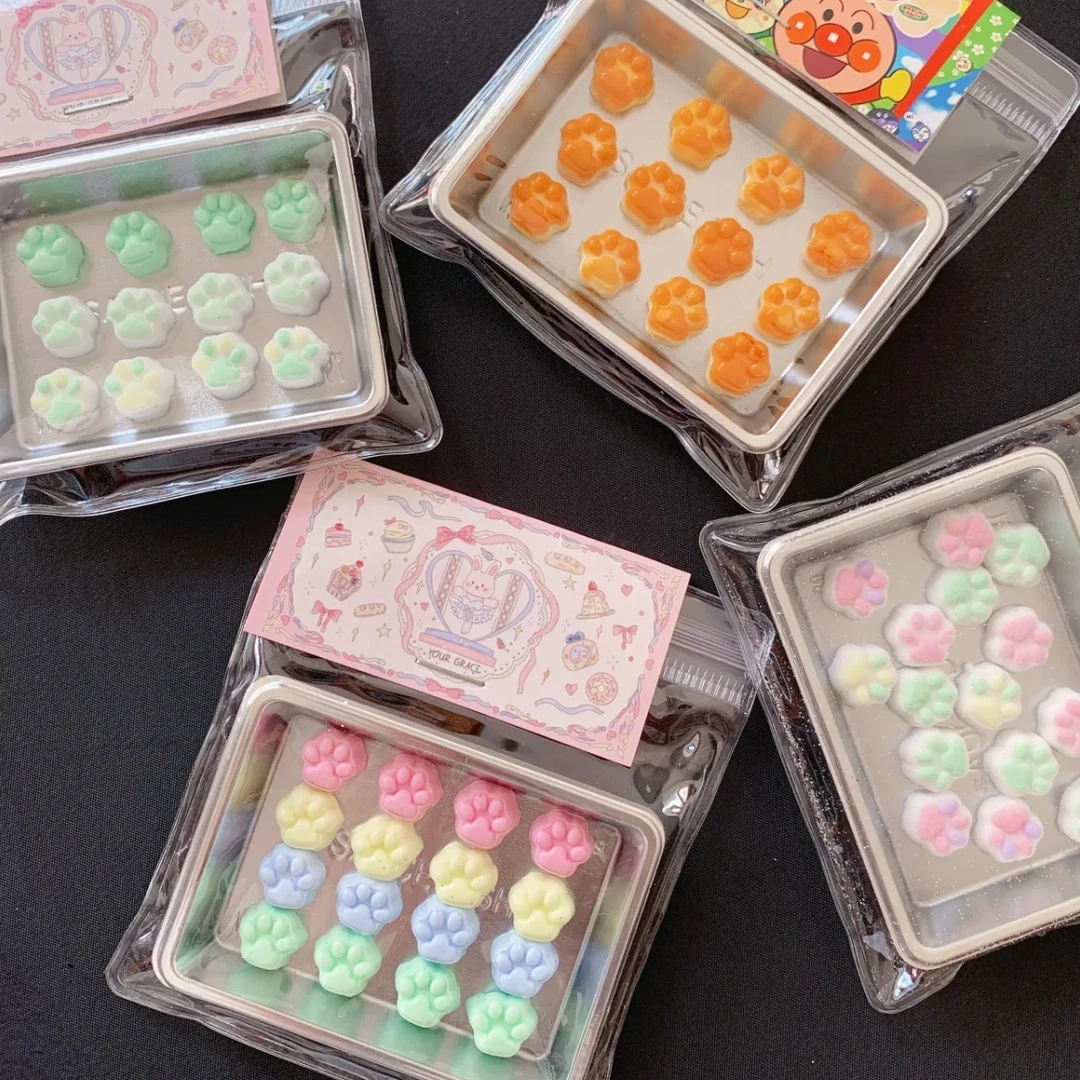 迷你小鼻嘎猫爪捏捏可爱盒装裹糖手工硅胶捏捏乐mini猫爪默认瑕疵