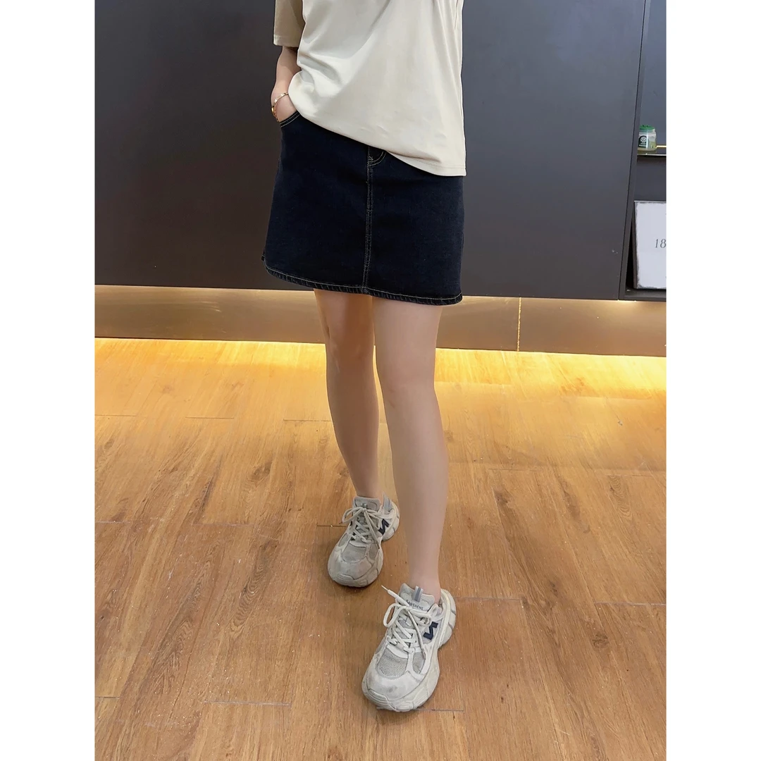 微胖女装【南法之约】百搭显瘦高腰牛仔短裤裤裙新款夏季30127