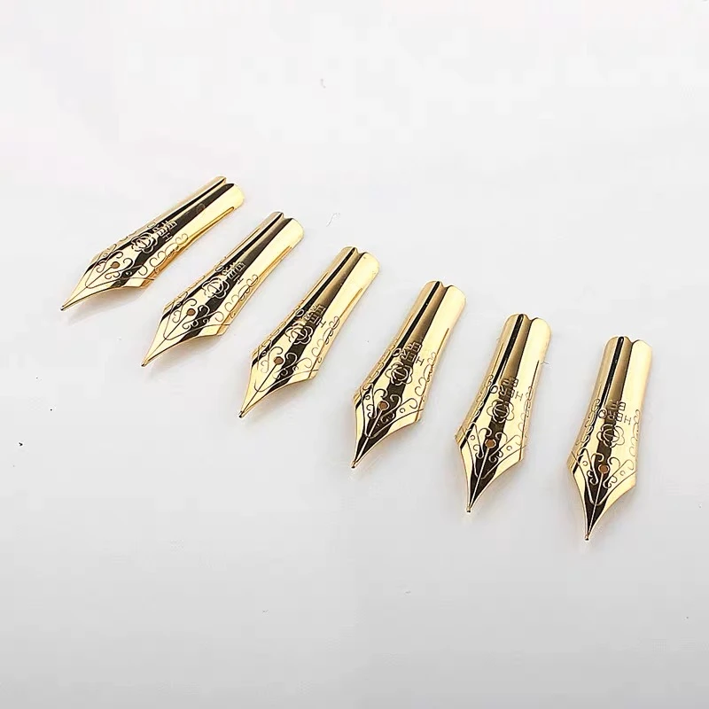 金属钢笔直尖0.7mm笔尖美工笔弯尖1.0mm钢笔尖