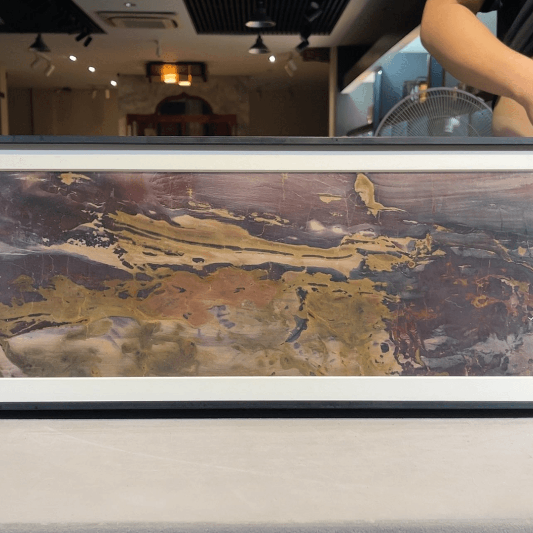 【闪购商品】彩石53.23 三峡清江画面石