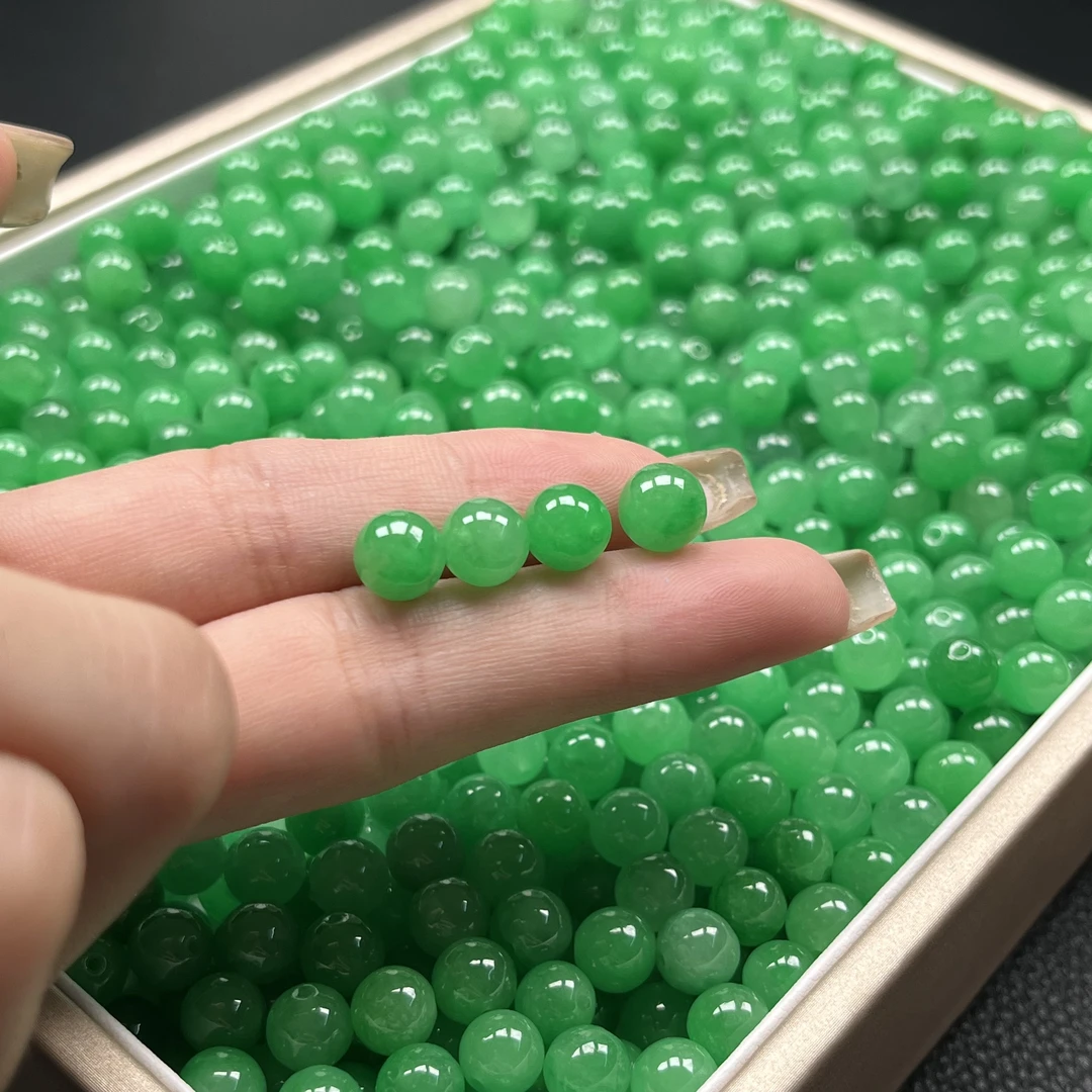 【定制】绿卡9+翡翠散珠一颗/多样性发货