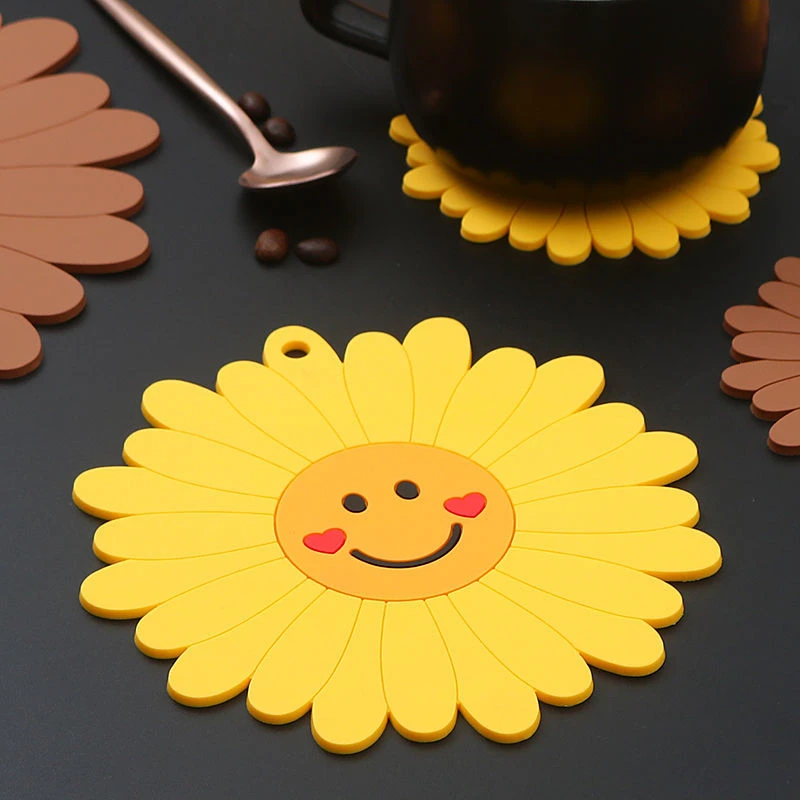 笑脸隔热垫锅垫餐垫盘子垫子餐桌垫防烫碗垫茶水杯垫.防水家用