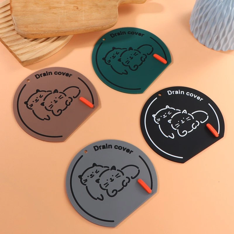 防臭地漏盖厨房浴室卫生间下水道口防虫防异味地漏垫头发阻挡神器