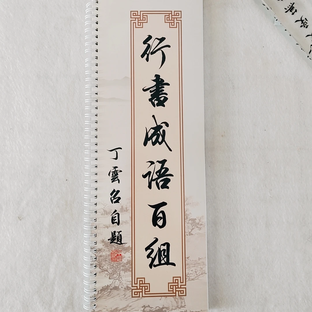 行书成语字帖成年行楷成人练字描红临摹书法初学入门通用百组成语