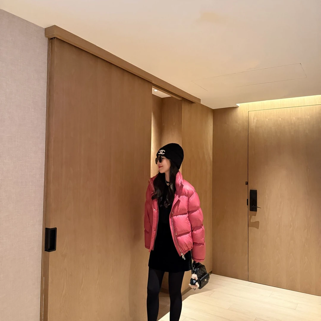 syna 浪漫樱花 暖暖舒适感蓬蓬面包服