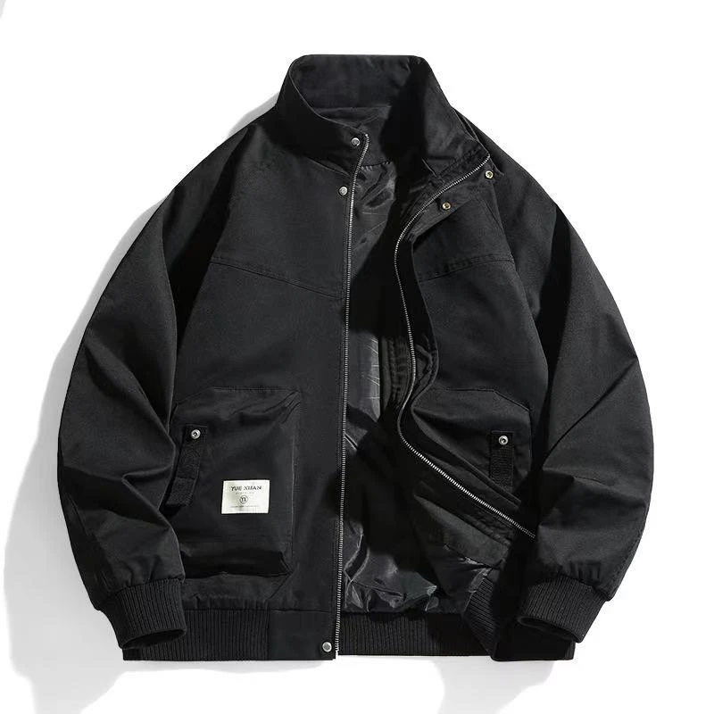 W  600-800男夹克日系立领情侣百搭