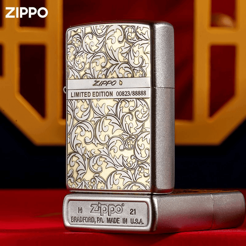 ZIPPODIY双面精雕限量唐草正品防风打火机男士礼品礼物-DY9802DK