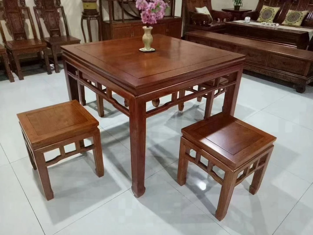 图片款式餐桌四把椅子客户定制颜色包物流自提