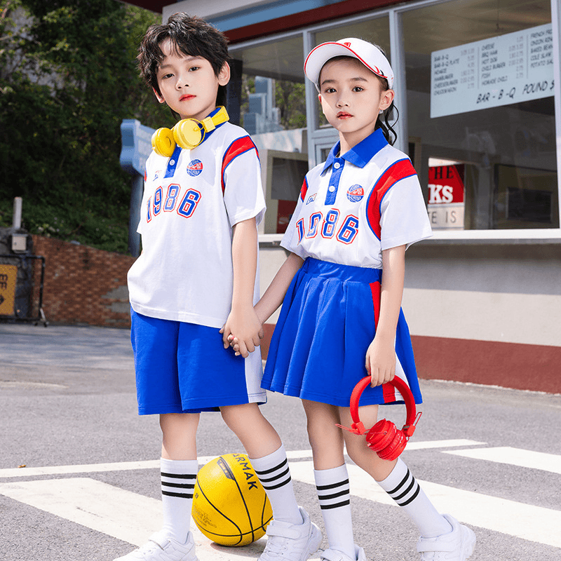 宝宝夏季中小学生运动服短袖纯棉T恤短裤夏装儿童两件套