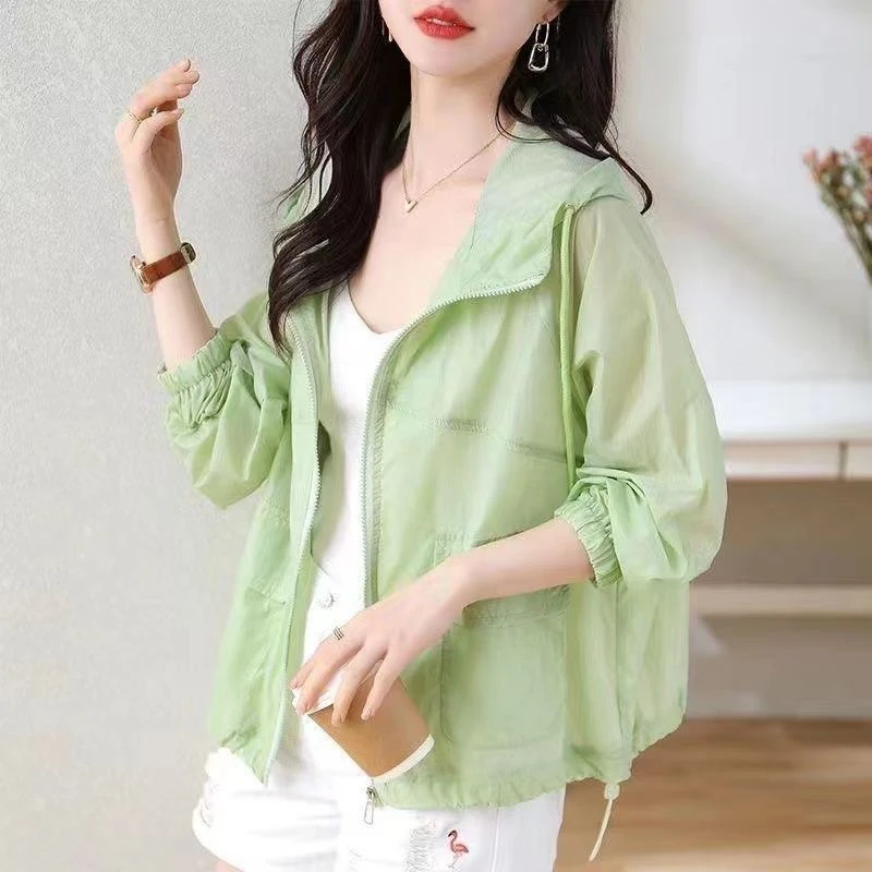 【莫奈花园风】防晒衣女新款夏季超薄透气户外外套长袖防晒服空调服