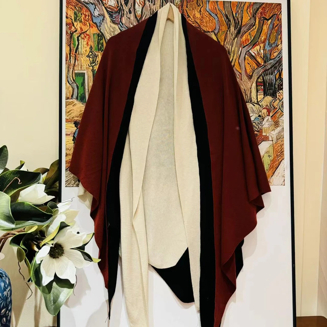 VV&AA   春夏三角巾针织外搭两用韩版披肩围脖百搭披肩  KF3267