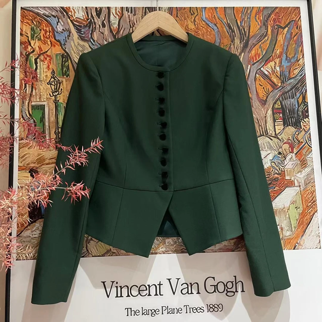 VV&AA  湖光山色 秋装新款时尚气质百搭显瘦收腰外套 RK90513VA