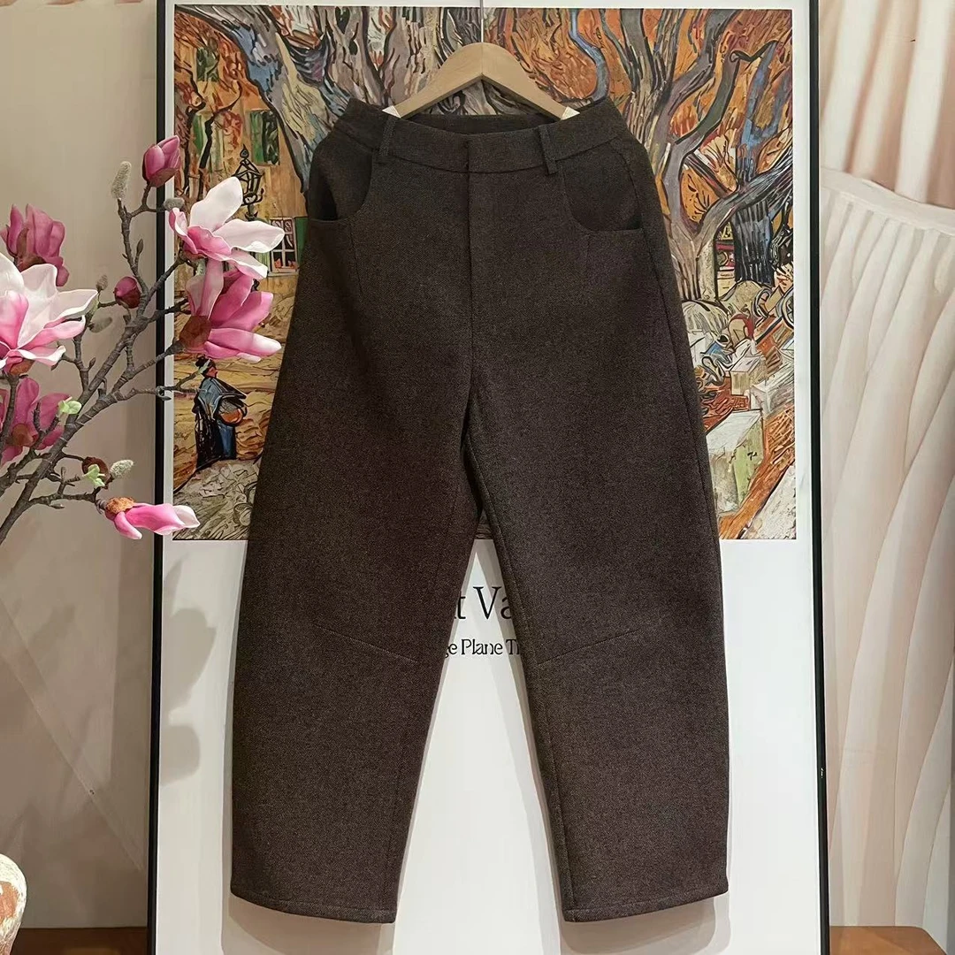 VV&AA 日晖 春秋冬新款时尚休闲百搭宽松直筒裤子  R528